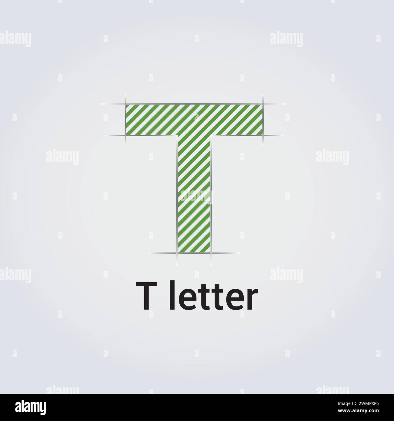 T Letter Icon Design einzelne isolierte Logo Design Marke Corporate Identity verschiedene Farben editierbare Vorlage Vektor Monogramm Emblem Illustration Marke Stock Vektor