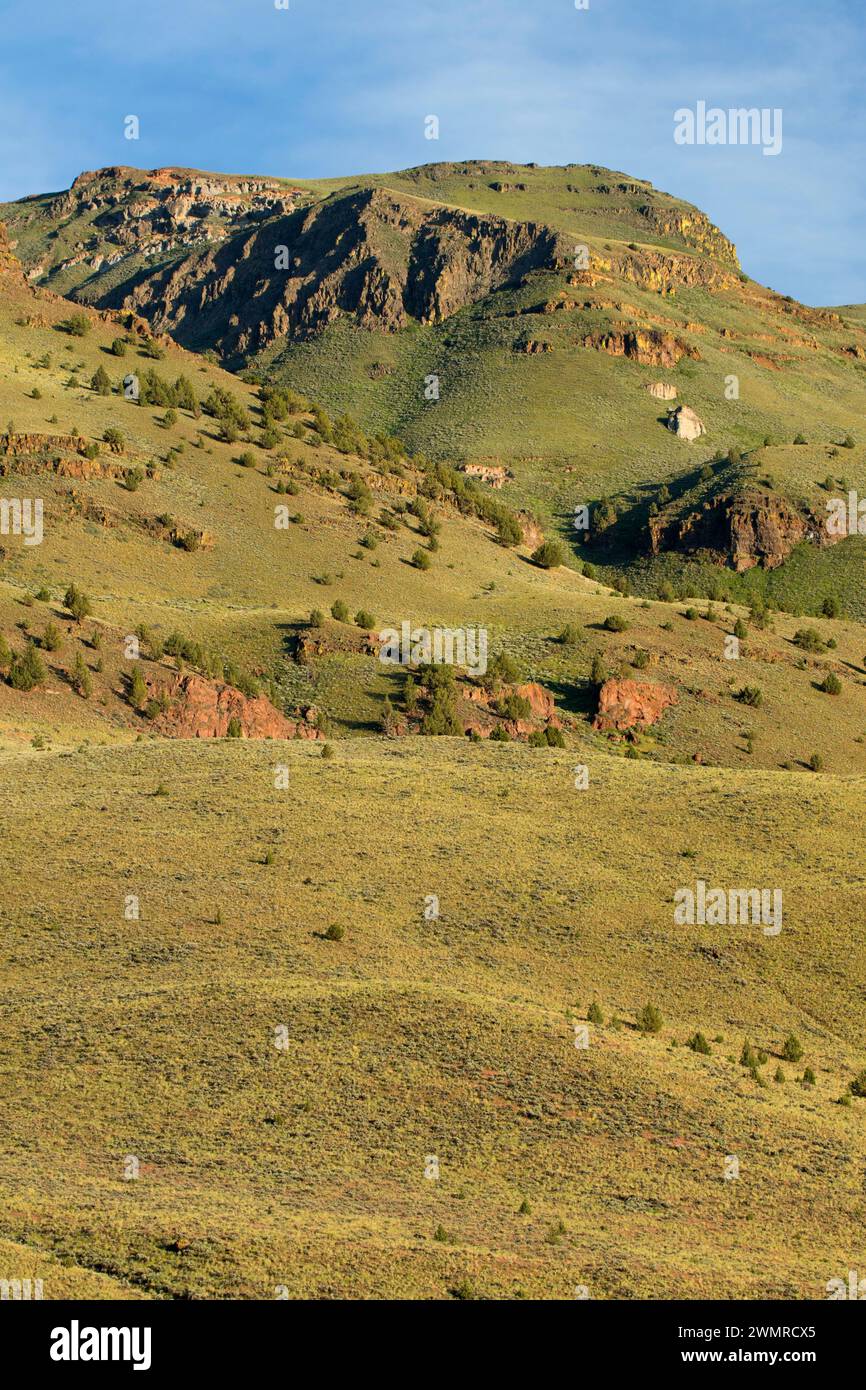 Hart-Berg vorne, Hart Mountain National Antelope Refuge, Oregon Stockfoto