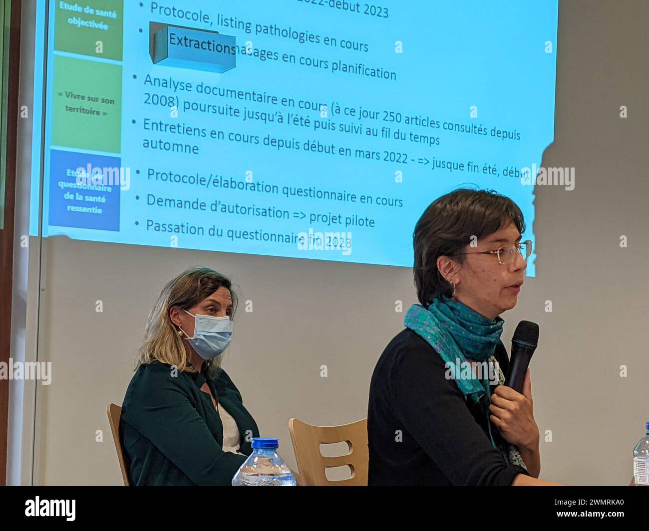 Bure, Frankreich. Mai 2022. © PHOTOPQR/L'EST REPUBLICAIN/Jean-Baptiste MARTIN ; Bure ; 13/05/2022 ; AG CLIS Bure Emilie Gardeur, Lucile Girard Credit: MAXPPP/Alamy Live News Stockfoto