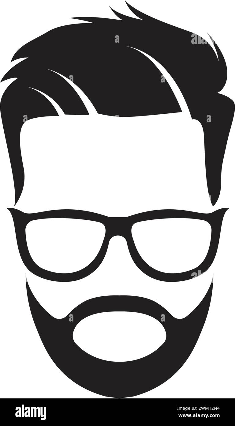 Geek Logo Vorlage Vektor Illustration Design Stock Vektor