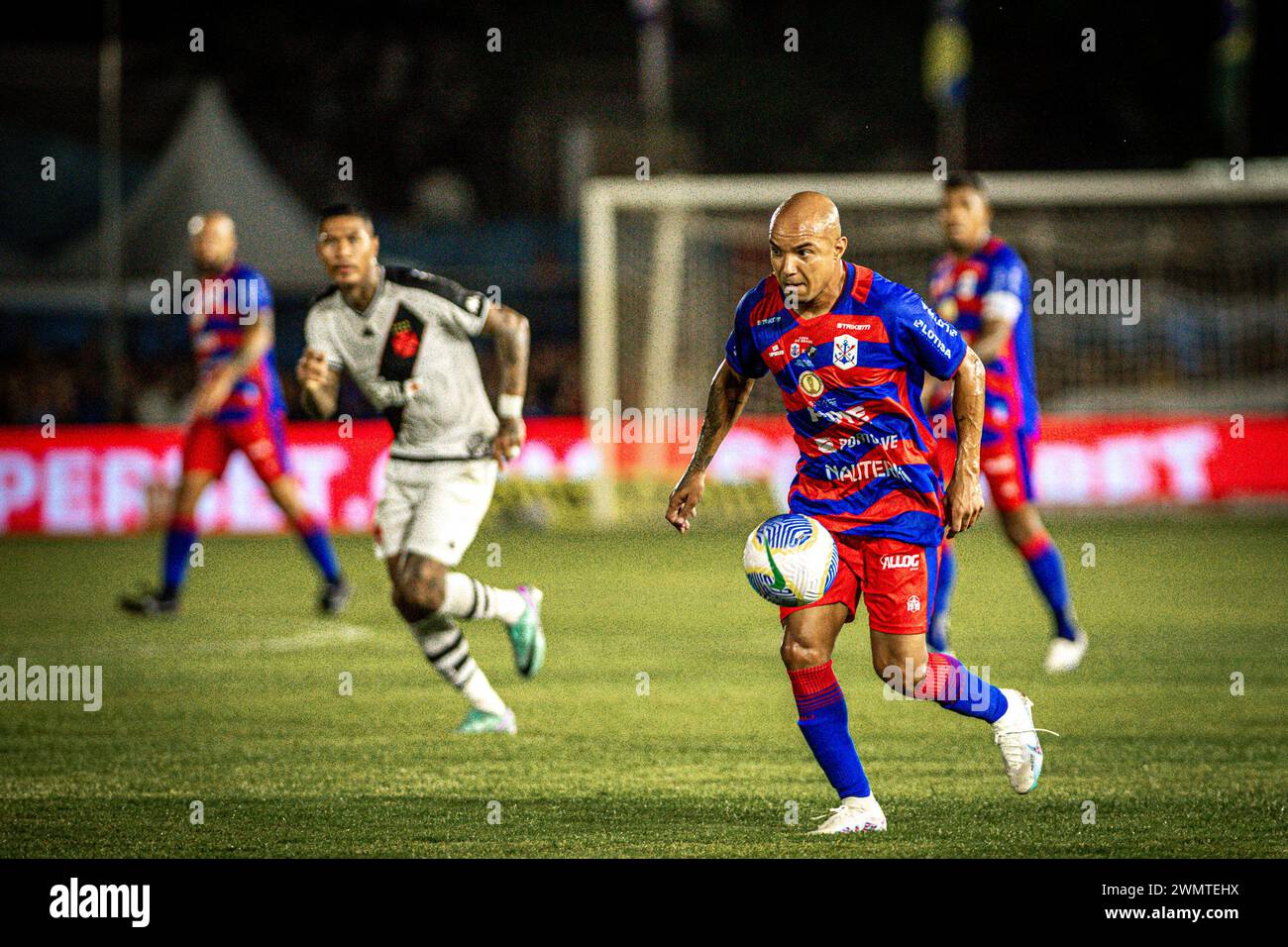 Itajai, Santa Catarina, Brasilien. Februar 2024. ITAJAI (SC), 27.02.2024-COPA BRAZIL/MARCILIO DIAS Messe, 27. Februar 2024, im Estadio Doutor Hercilio Luz, in Itajai/SC. (Kreditbild: © Richard Ferrari/TheNEWS2 via ZUMA Press Wire) NUR REDAKTIONELLE VERWENDUNG! Nicht für kommerzielle ZWECKE! Stockfoto