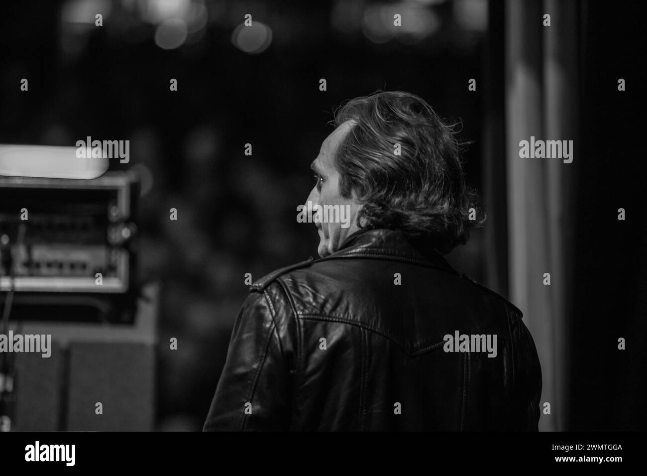 James-Gitarrist Saul Davies ist am Dienstag, den 27. Februar, bei MUSIC FEEDS LIVE im O2 Apollo Manchester, mit dem Ziel, Geld für die wohltätige Lebensmittelbank The Trussell Trust zu sammeln. Stockfoto