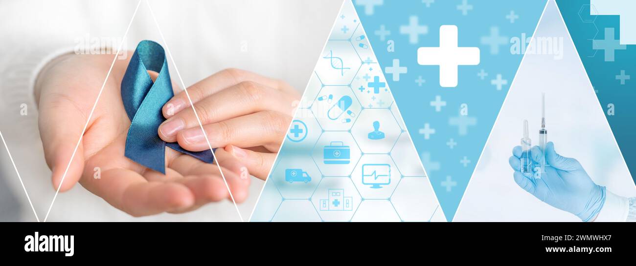 Ärzte unterstützen den Kampf gegen Krebs im Krankenhaus. Medizintechnisches Konzept und Service zur Lösung von Gesundheitsproblemen Stockfoto