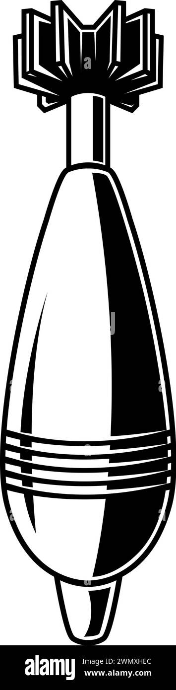 Illustration einer Mörtelschale im Gravurstil. Designelement für Poster, Emblem, Schild, Abzeichen. Vektorabbildung Stock Vektor