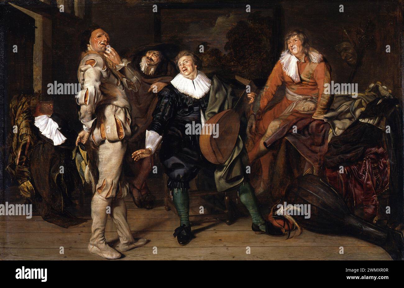 Pieter Codde (1599–1678) – Schauspieler Garderobe – Gemälde 1630–1640 Stockfoto