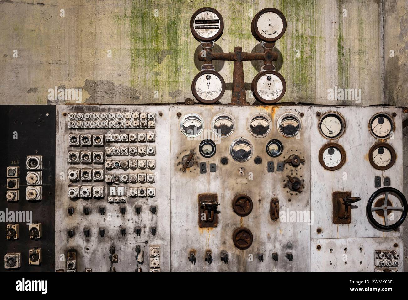 Island, Westfjorde, Region Vestfirdir, Djupavik, ehemalige stillgelegte Heringsfabrik Stockfoto
