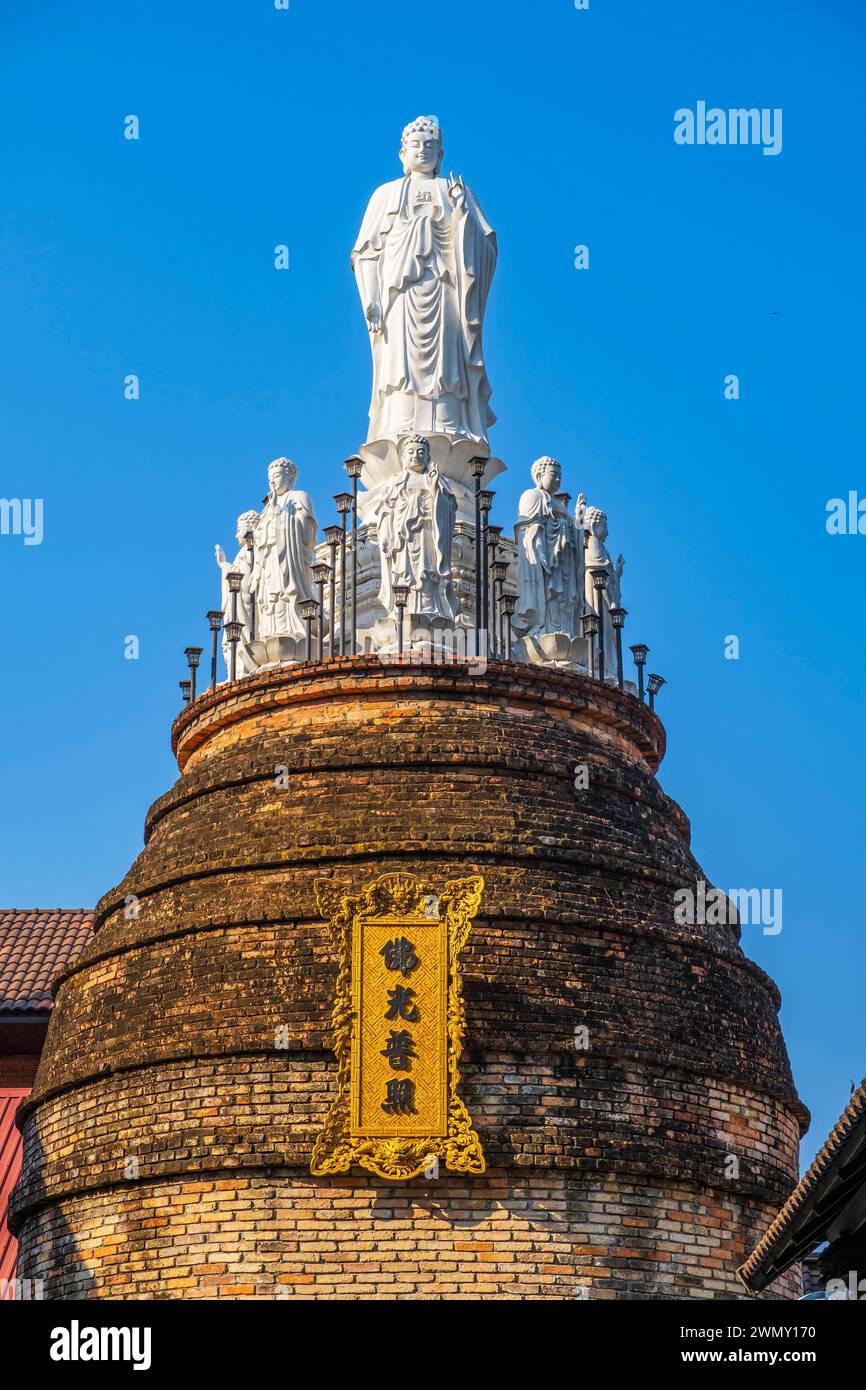 Vietnam, Mekong Delta, Provinz Kien Giang, Ha Tien, Phat da Pagode oder Brick Kiln buddhistische Pagode Stockfoto