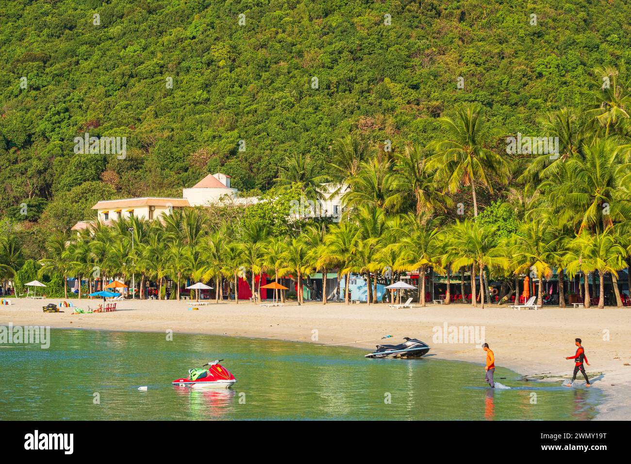 Vietnam, Mekong Delta, Provinz Kien Giang, Ha Tien, Mui Nai Strand Stockfoto