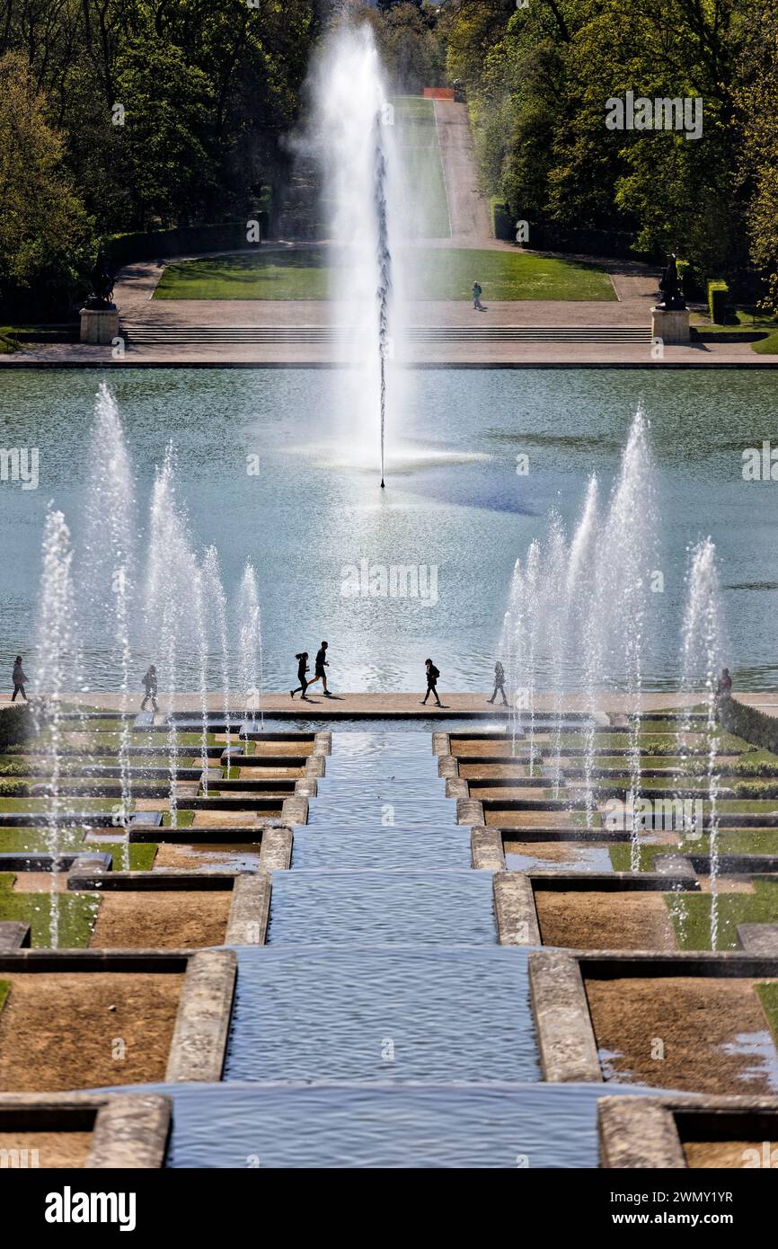 Frankreich, Hauts de seine, Sceaux, der Parc de Sceaux, entworfen von André Le Nôtre Ende des 17. Jahrhunderts, die Wasserfälle Stockfoto