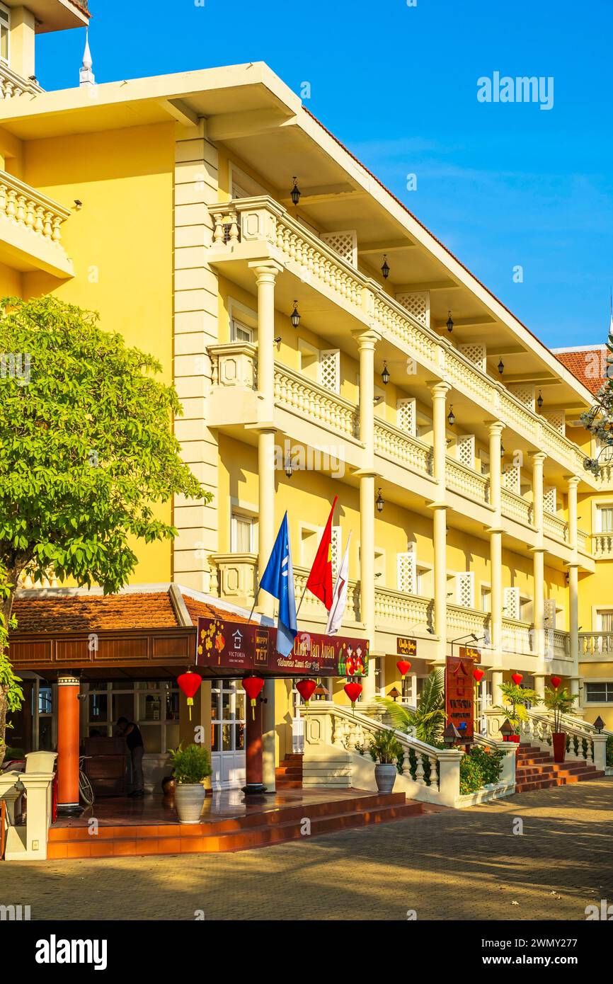 Vietnam, Mekong Delta, eine Provinz von Giang, Chau Doc, Victoria Chau Doc Boutique Hotel Stockfoto
