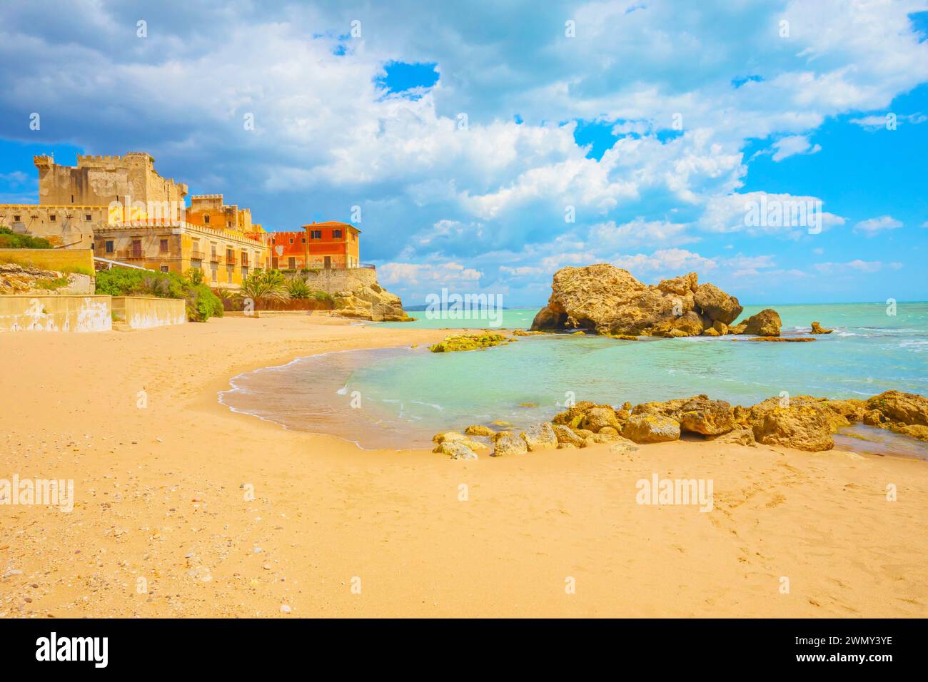 Italien, Sizilien, Agrigento, Schloss Falconara, Licata, Provinz Agrigento Stockfoto