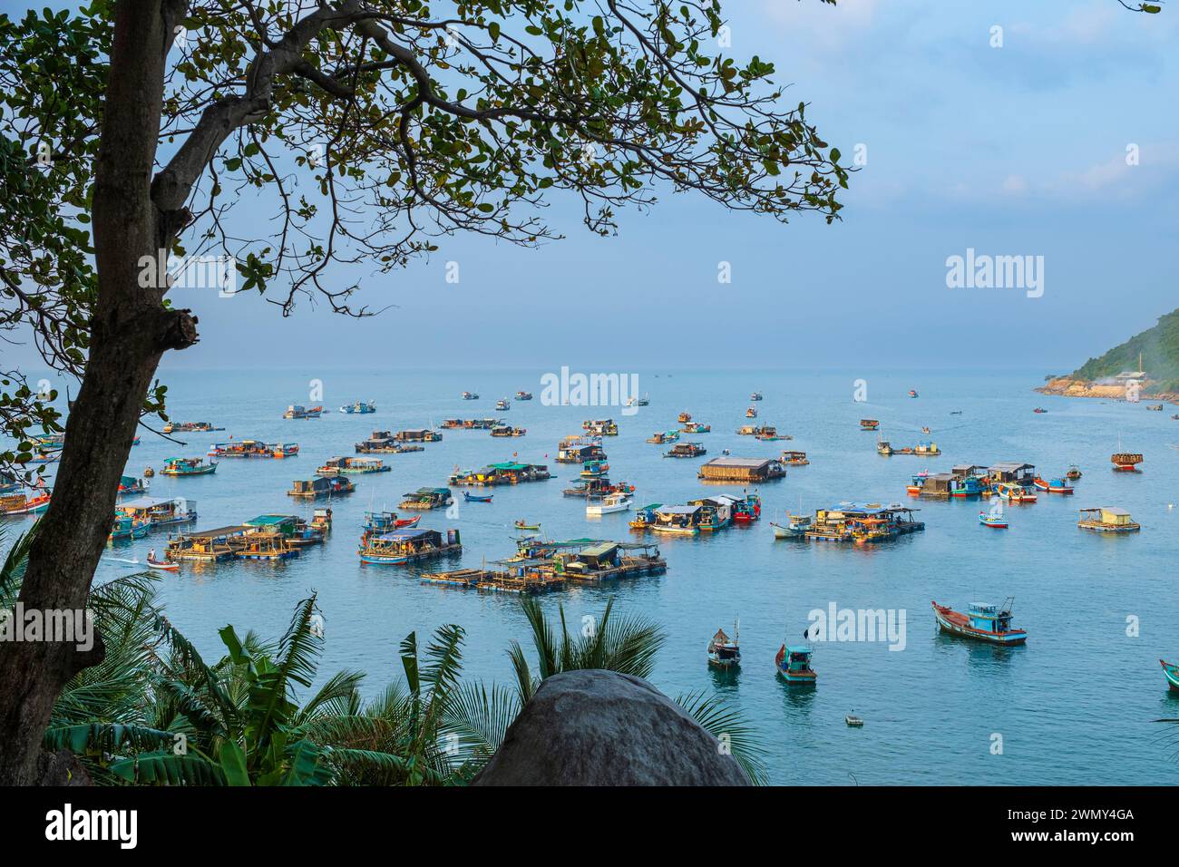 Vietnam, Provinz Kien Giang, Insel Hon Son (oder Lai Son), Hafen von Bai Gieng Stockfoto