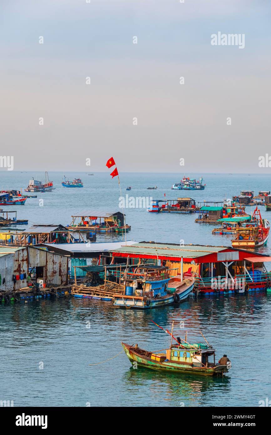 Vietnam, Provinz Kien Giang, Insel Hon Son (oder Lai Son), Hafen von Bai Gieng Stockfoto