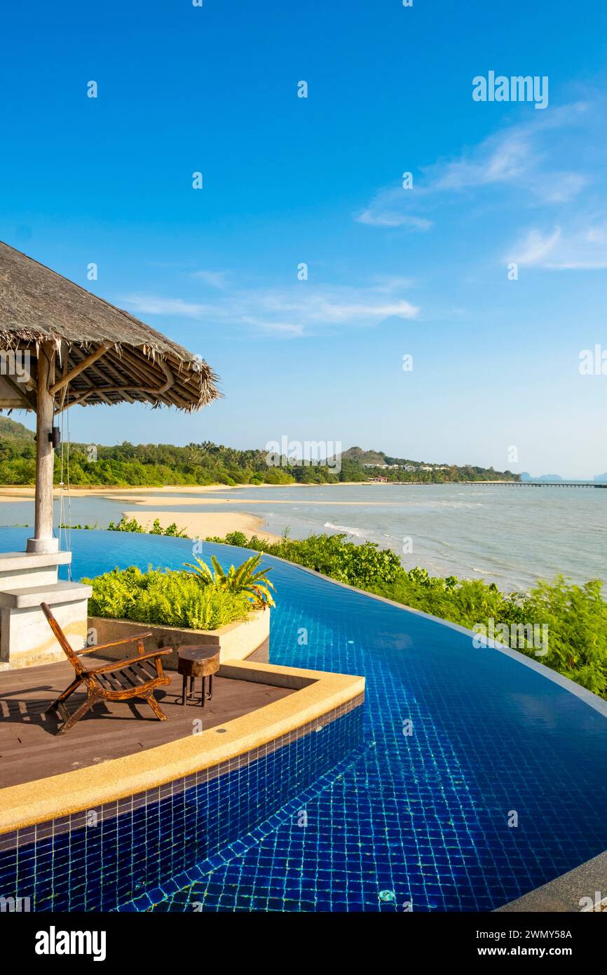Thailand, Provinz Phuket, Insel Koh Yao Yai, Hotel und Bungalow im Dorf Koh Yao Yai Stockfoto