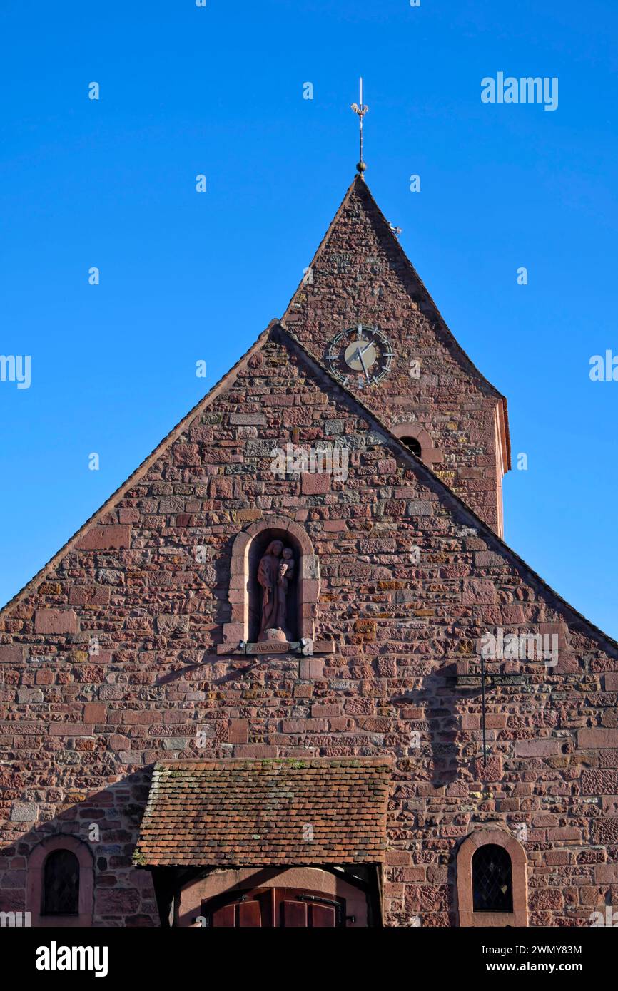 Frankreich, Haut Rhin, Kientzheim, Kapelle der Heiligen Felix et Regule Stockfoto