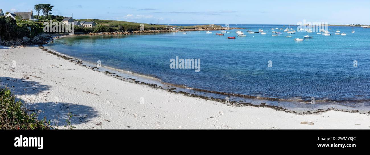 Frankreich, Finistre, Landunvez, Strand Stockfoto