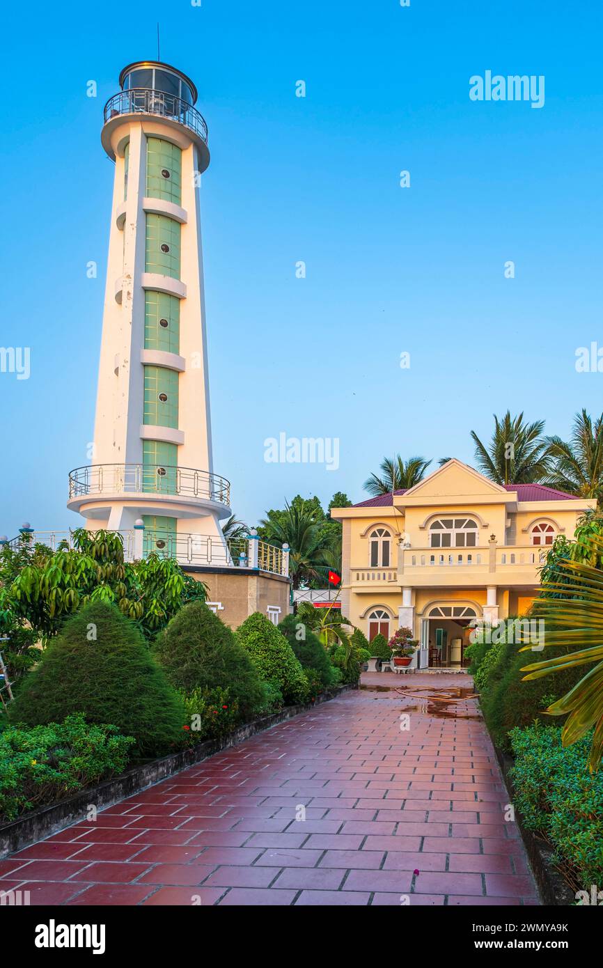 Vietnam, Mekong Delta, Provinz Kien Giang, Rach Gia, der Leuchtturm in Thanh Van Disctrict Stockfoto