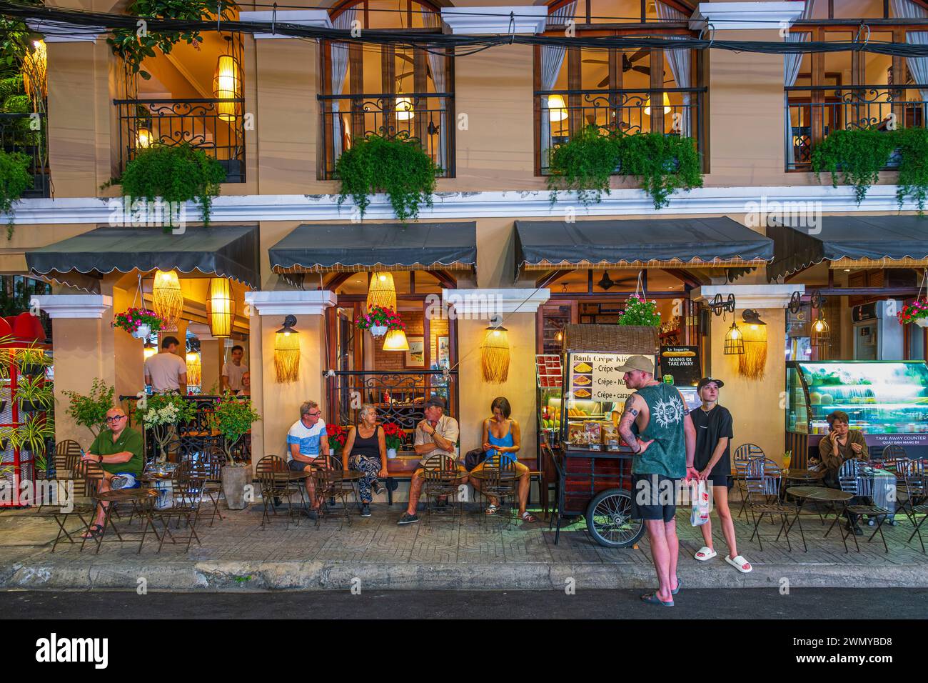 Vietnam, Mekong Delta, Can Tho, das Lighthouse Café und Restaurant Stockfoto