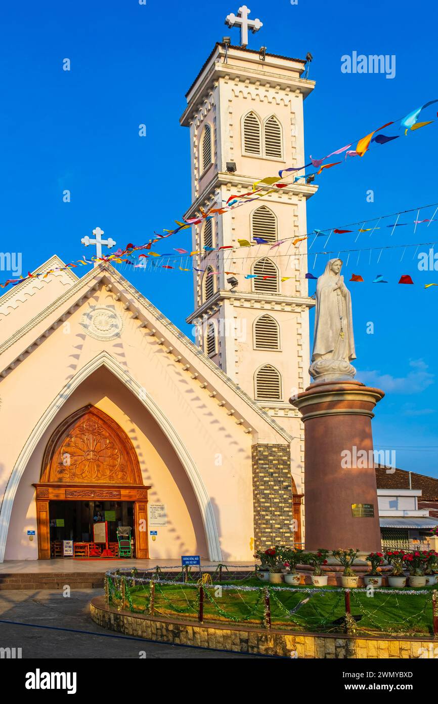 Vietnam, Mekong Delta, Sa Dec, katholische Kirche Sa Dec Stockfoto