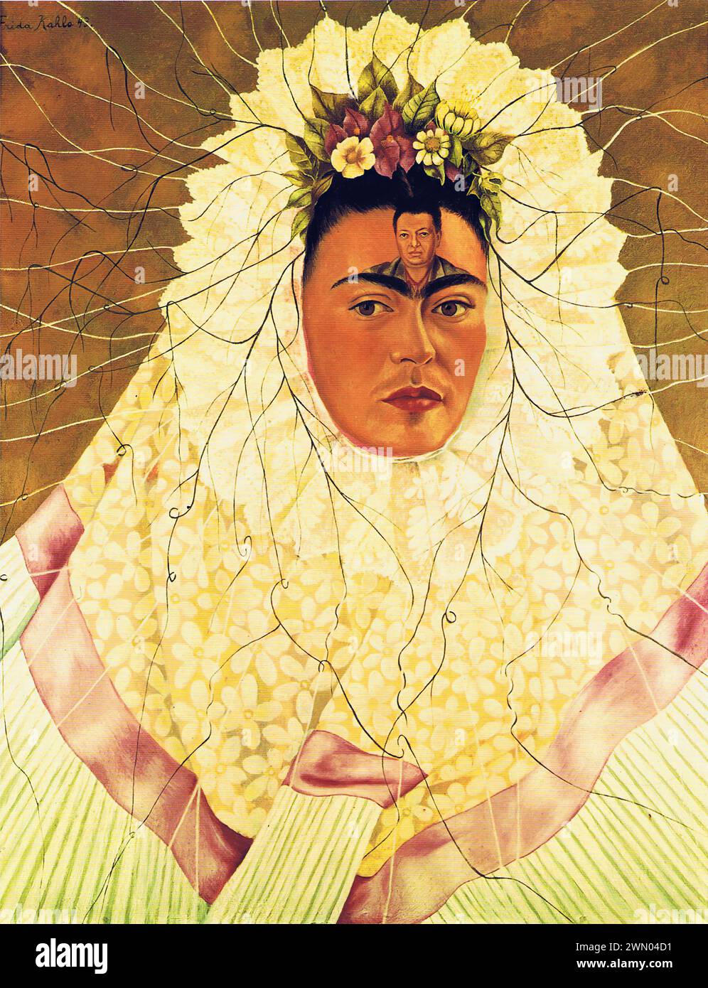 Frida Kahlo - Selbstporträt als Tehuana (1943) Stockfoto