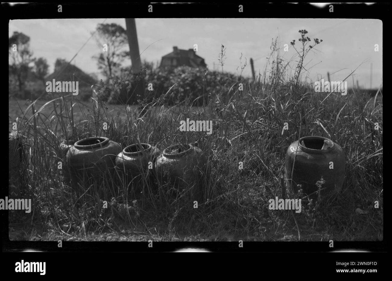 Paul Wiant nannte diese "Topf-Ahnen" [Begräbnisurnen]. Paul Wiant nannte diese "Topf-Ahnen" [Begräbnisurnen] Stockfoto