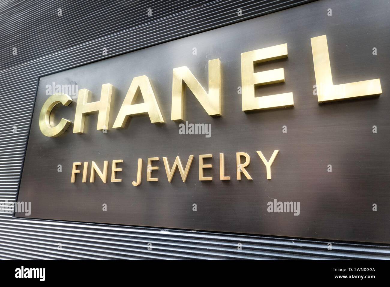 Das Markengeschäft von Chanel für High Jewelry befindet sich an der 730 Fifth Avenue in New York City, USA 2024 Stockfoto