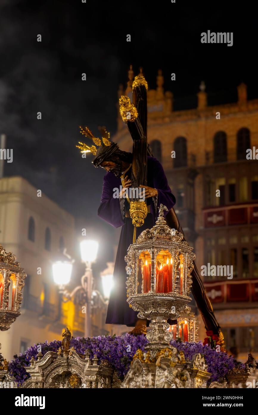 Passage von Jesus der Passion während der Karwoche in Sevilla, Spanien Stockfoto