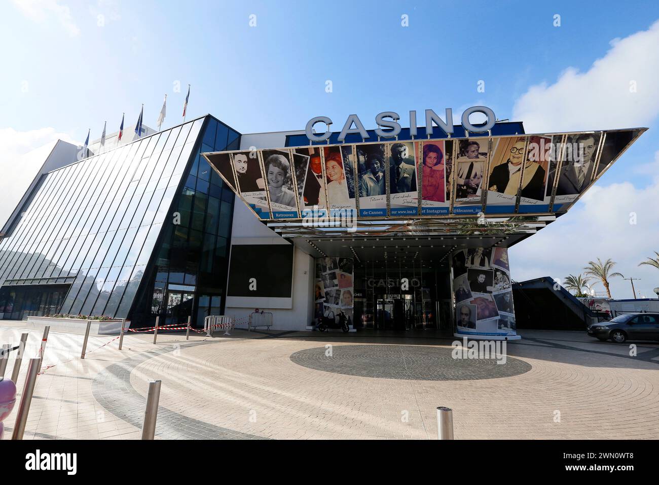 Cannes, Frankreich - 23. Mai 2014 - das berühmte Casino in Cannes an der französischen Riviera in der Cote dAzur Region in Südfrankreich. Stockfoto