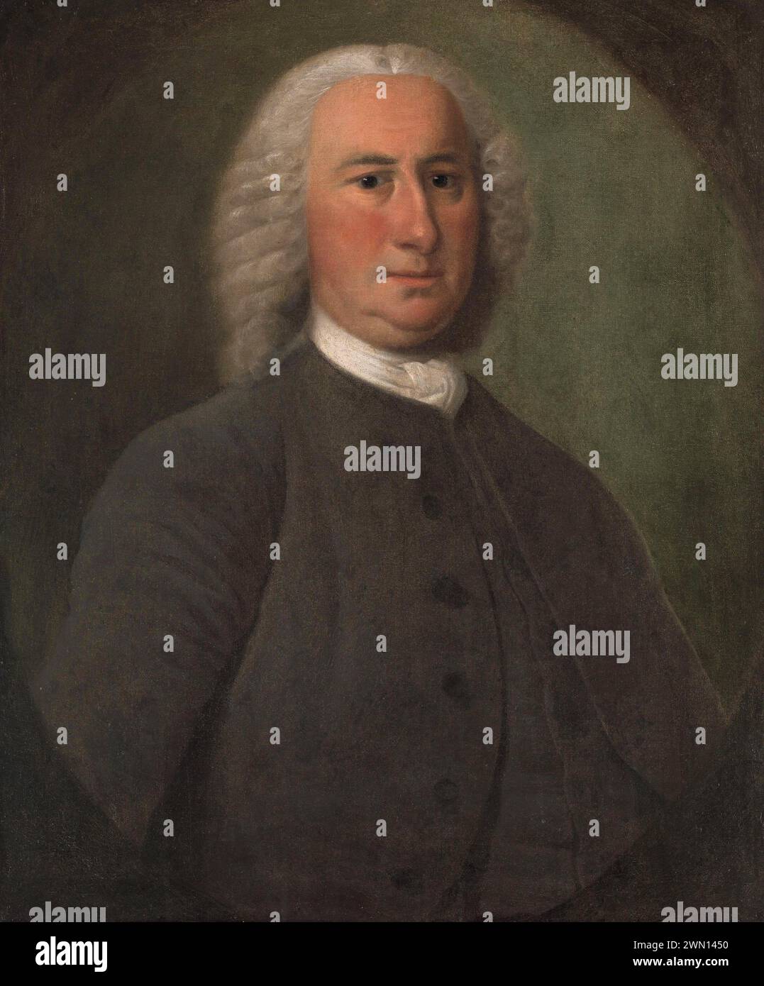 Gabriel Manigault, 1758–1809, war ein US-amerikanischer Architekt, Ölgemälde des US-amerikanischen Künstlers Jeremiah Theus, Datum: 1757 Stockfoto