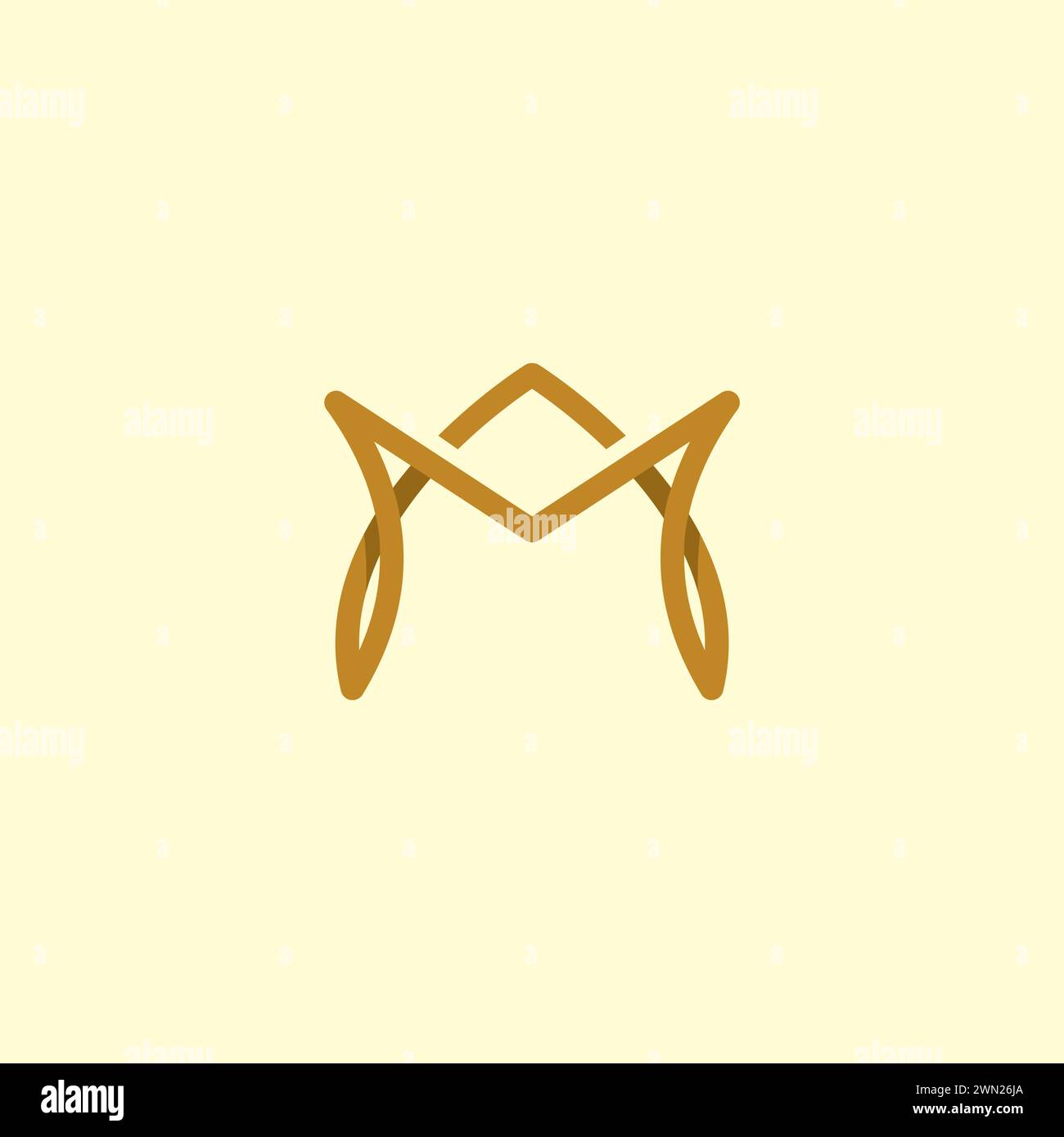 Einfaches Design des MA-Logos. Letter AM-Logo Stock Vektor