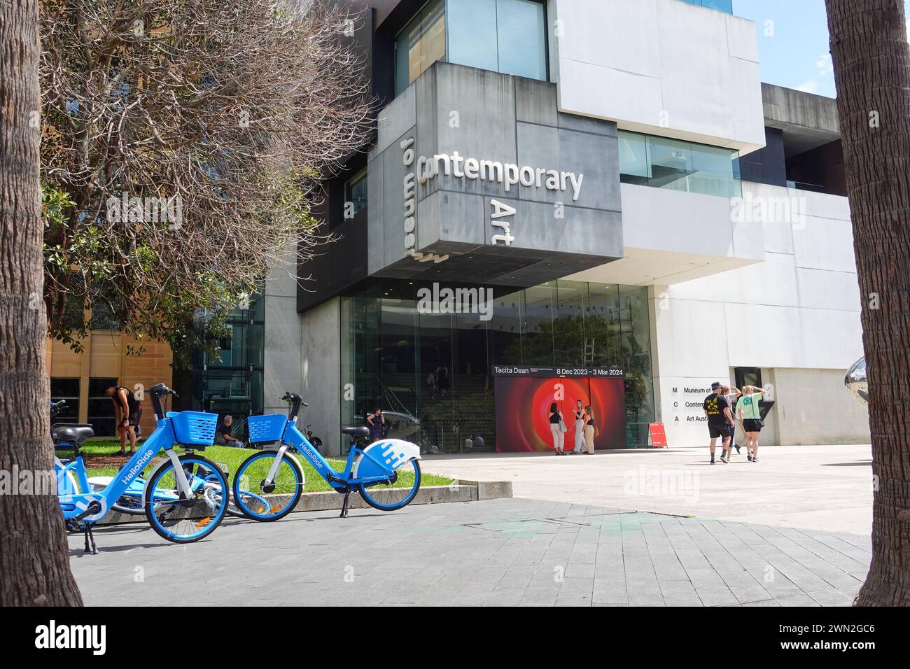 Eintritt zum Museum of Contemporary Art in Sydney, Australien Stockfoto