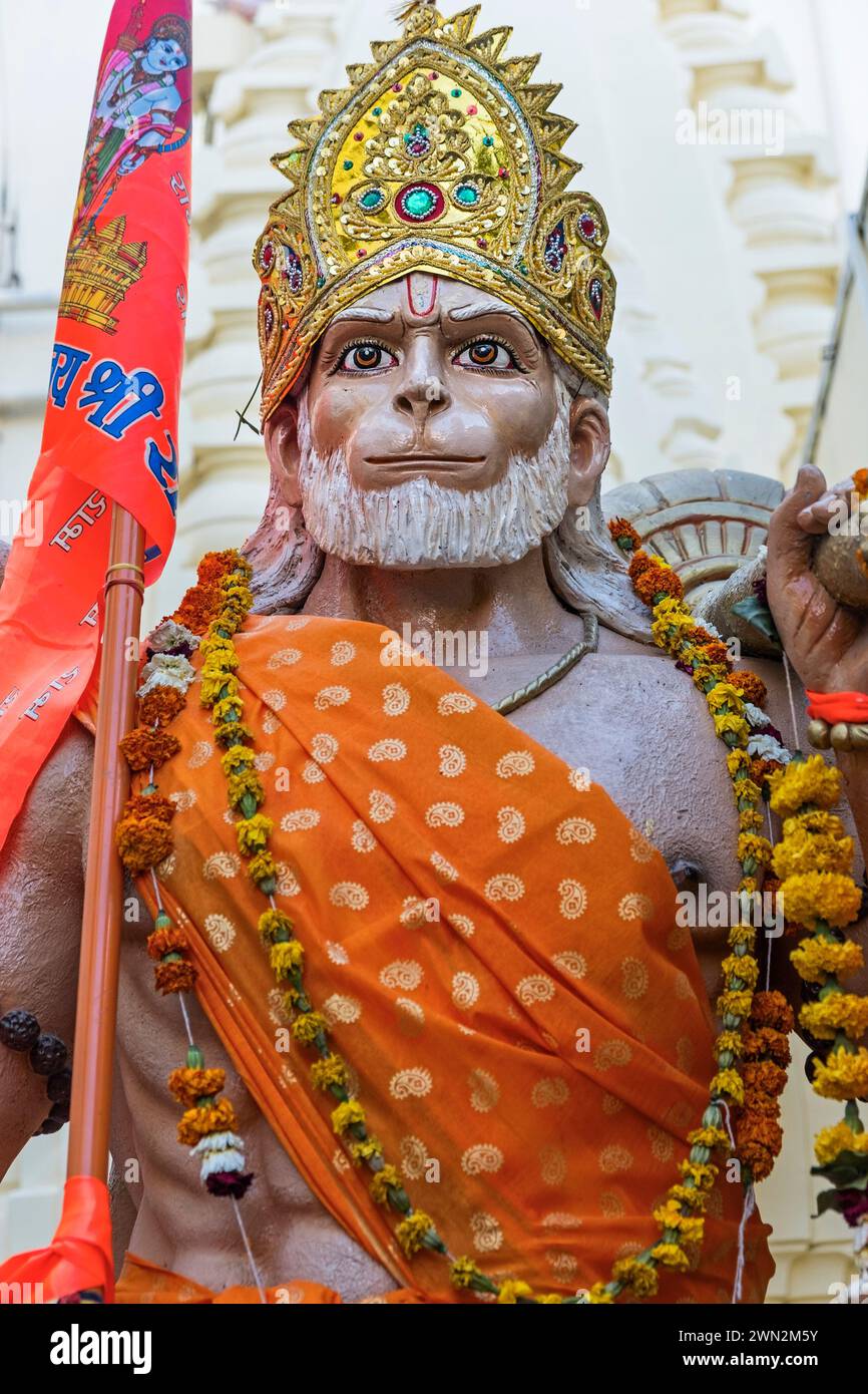 Hanuman Statue Udaipur Rajasthan Indien Stockfoto