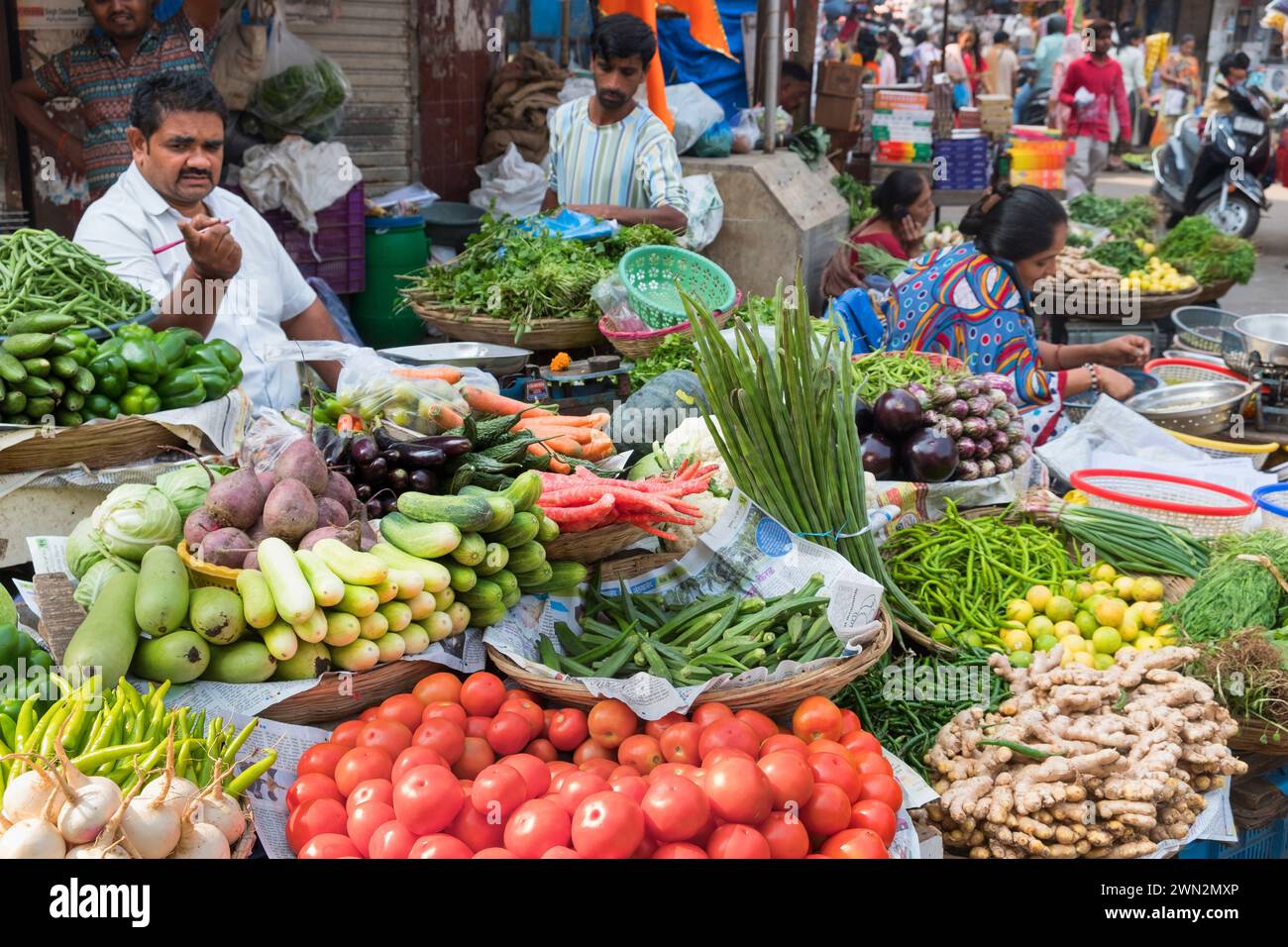 Colaba Market Mumbai Bombay Maharashtra Indien Stockfoto
