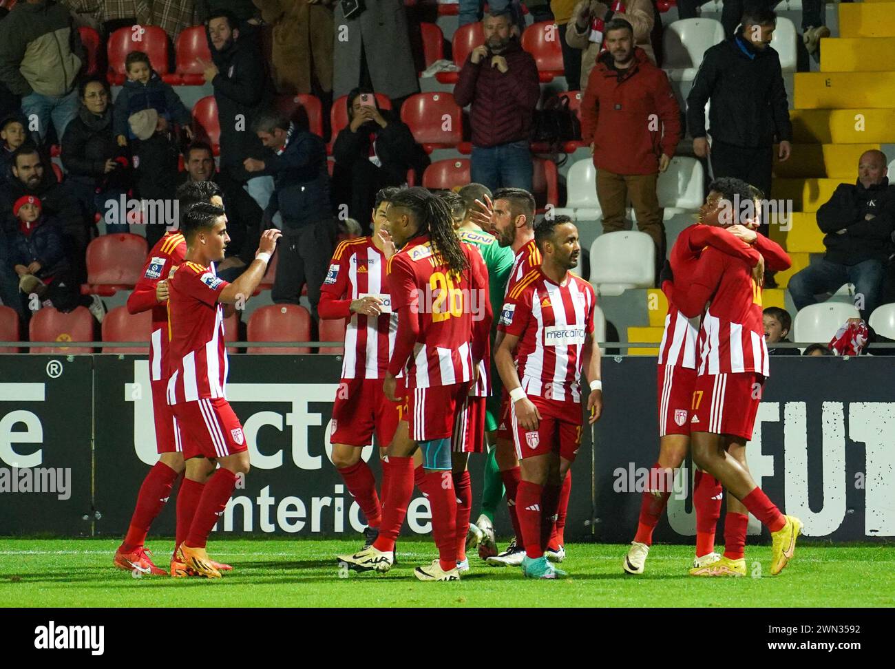 Liga 2 Sabseg - AVS vs Académico de Viseu Stockfoto