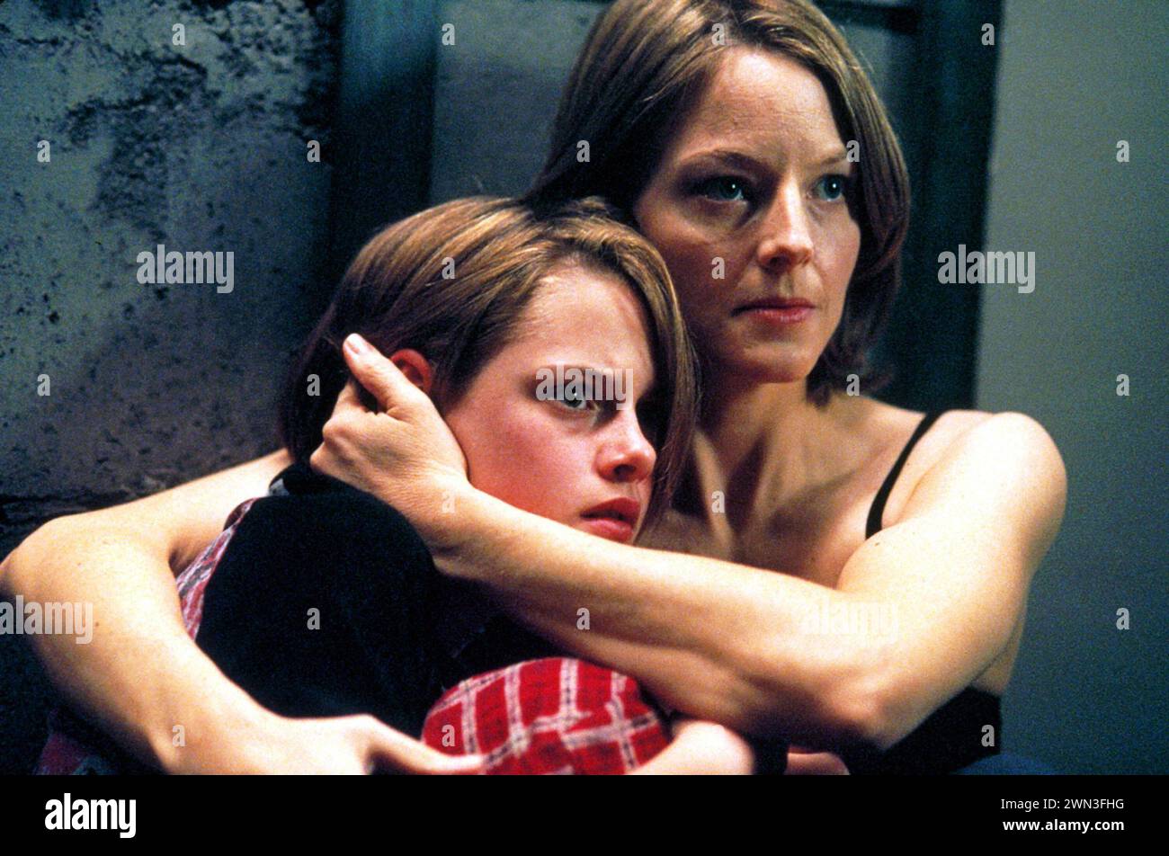 Panikzimmer Jodie Foster & Kristen Stewart Stockfoto