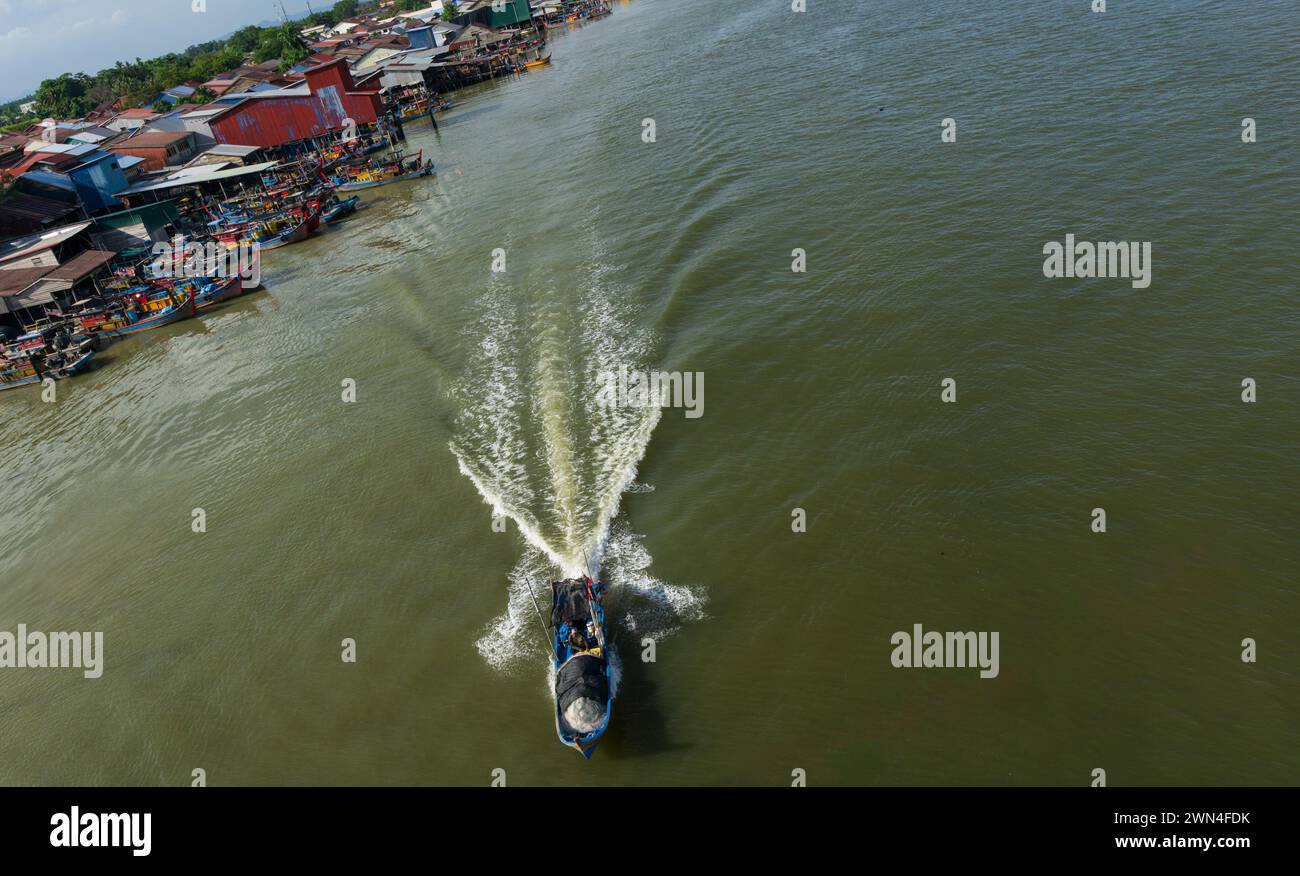 Kuala Kurau und Tg Piandang Perak Malaysia Stockfoto