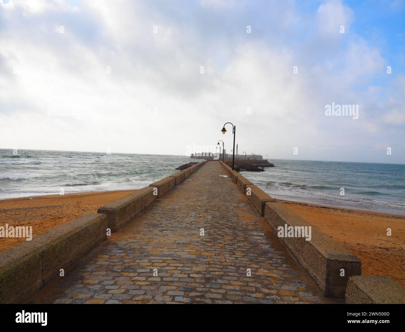 Strände von Andalusien, Costa de la Luz, Cadiz, Spanien Stockfoto
