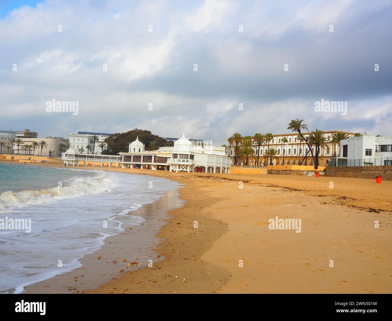 Strände von Andalusien, Costa de la Luz, Cadiz, Spanien Stockfoto