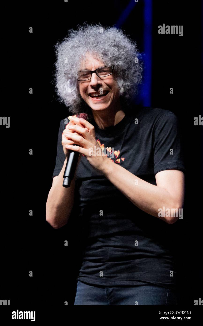 Italien 27 Februar 2024 Giovanni Allevi - Solo-Tour 2024 - Live im Gran Teatro Morato Brescia © Andrea Ripamonti / Alamy Stockfoto