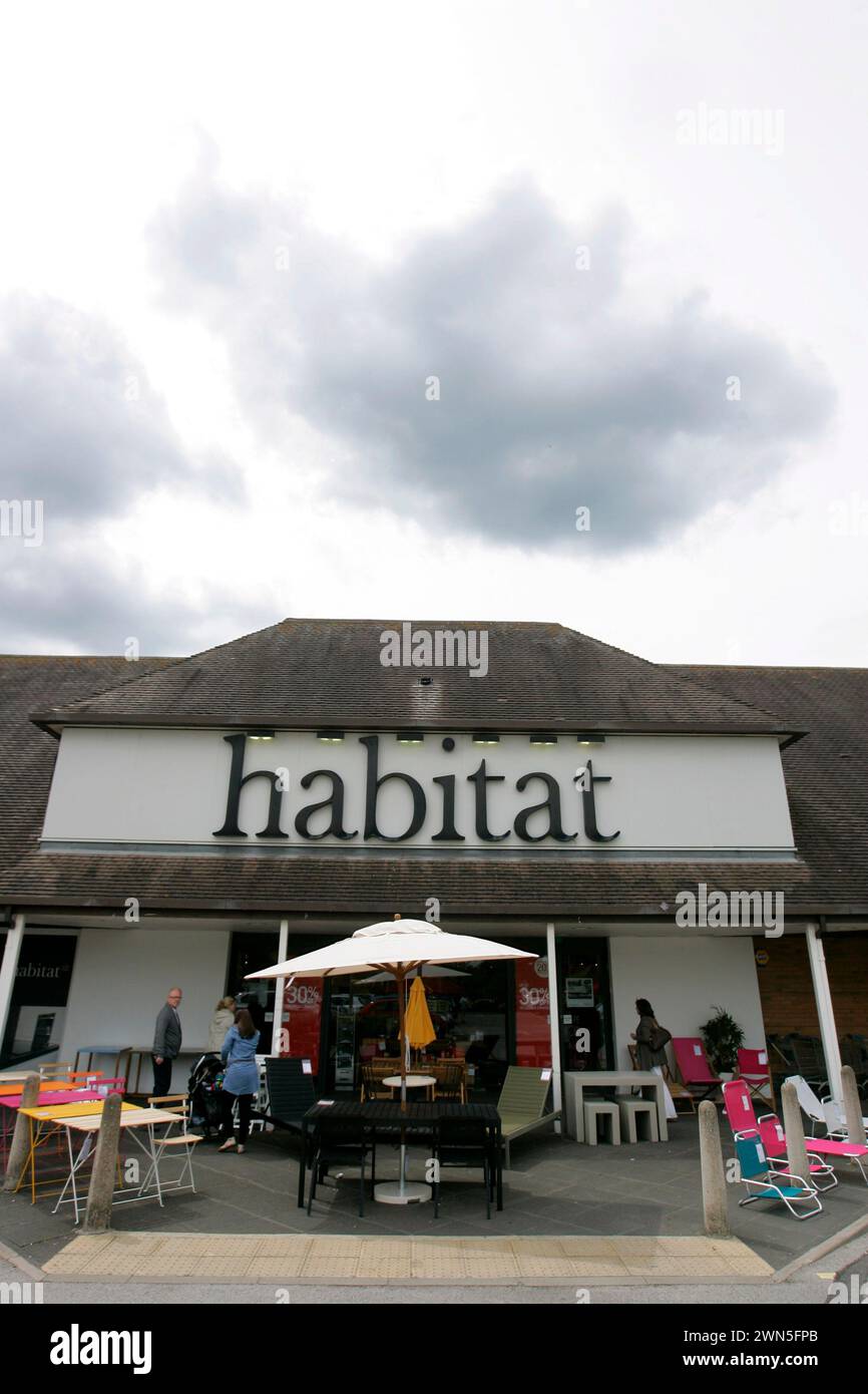 24/06/11 Habitat Store in Oxford heute... Argos Besitzer, Home Retail Group kauft die Marke Habitat und drei Flagship Stores, während die Kette in die Verwaltung geht Stockfoto