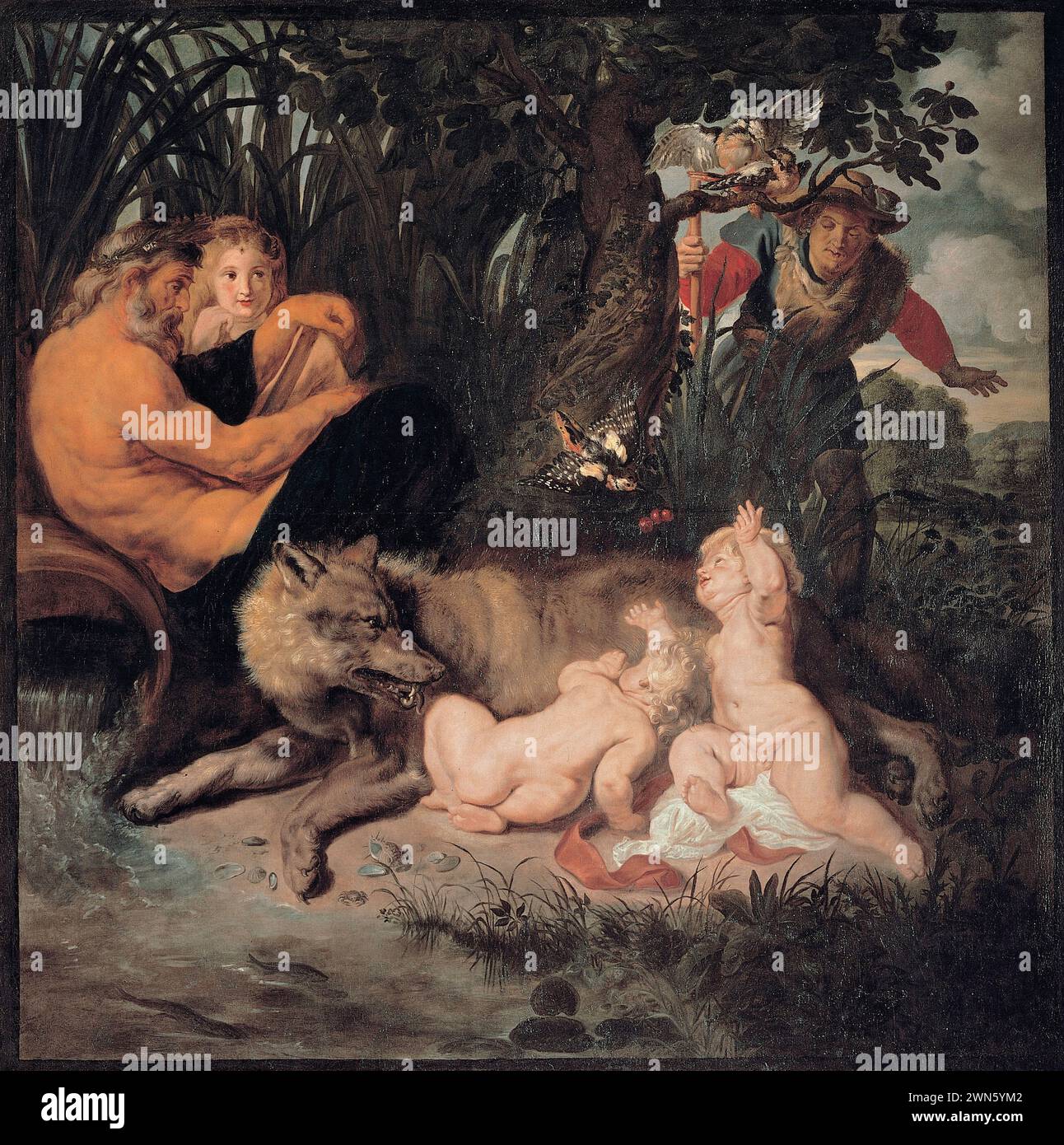 Rubens Pieter Paul – Romulus und Remus (1615 16) Stockfoto