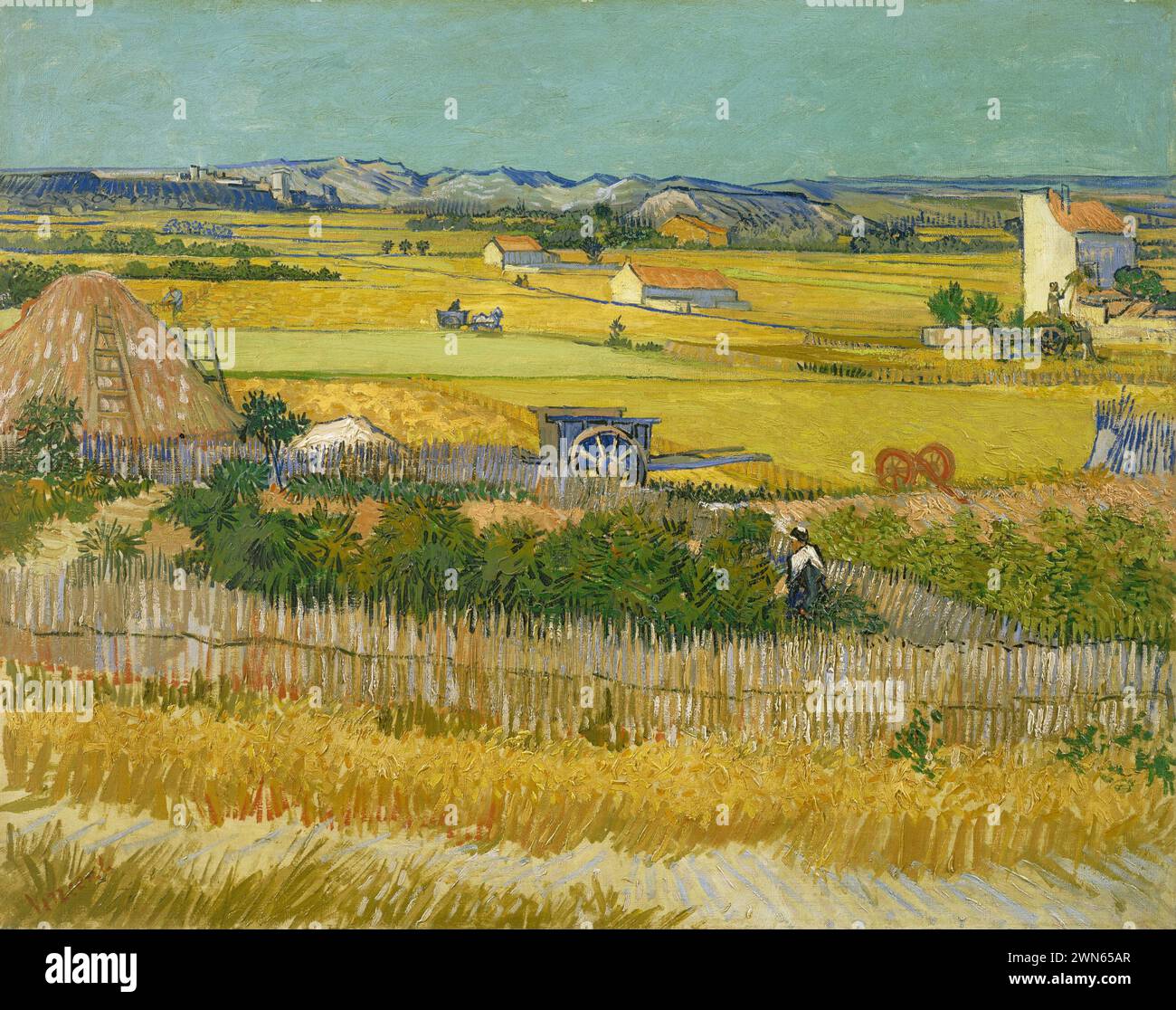 Van Gogh Vincent - Die Ernte (1888) 01 Stockfoto