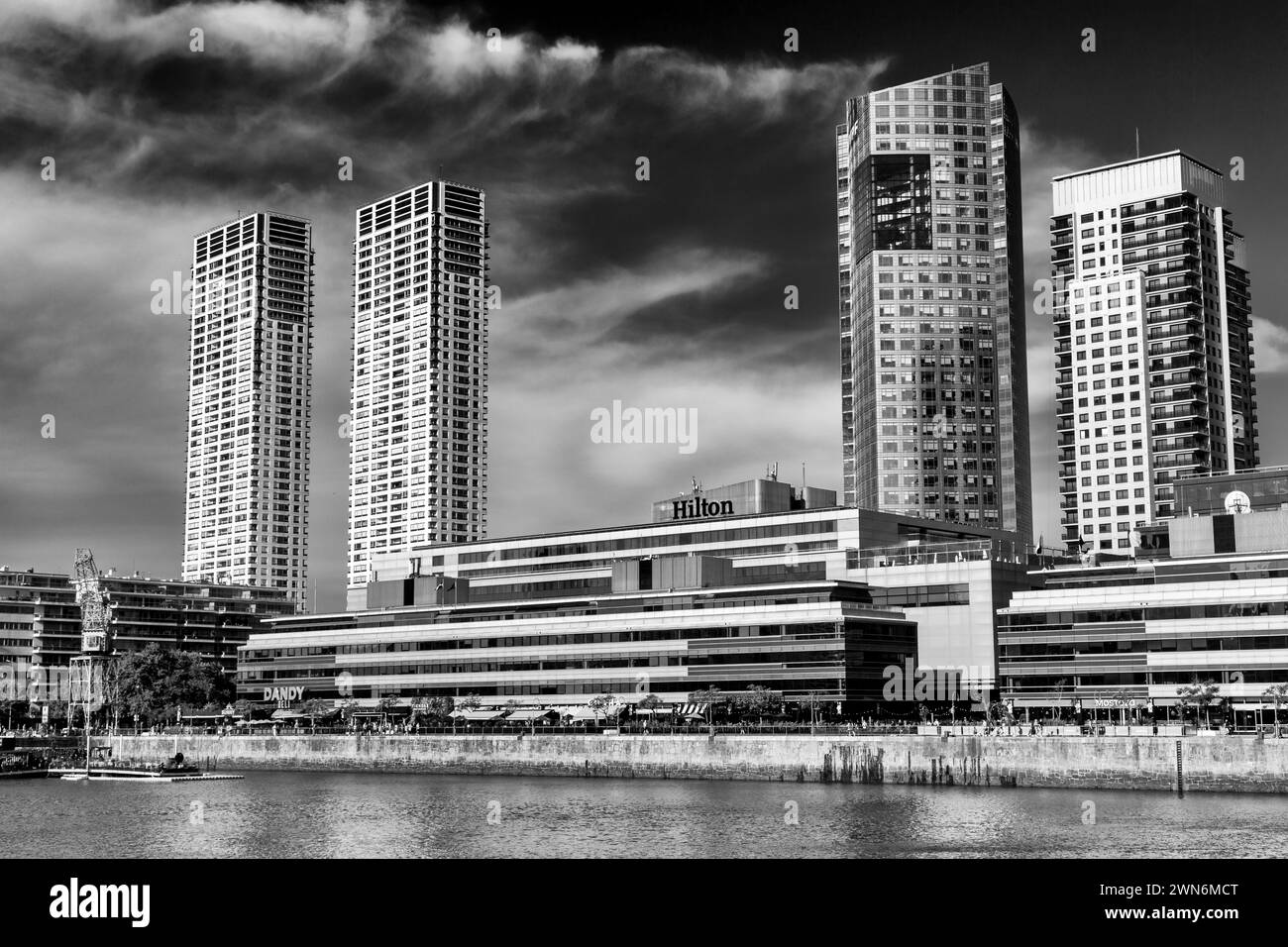 Hochhäuser, Puerto Madero District, Buenos Aires, Argentinien, Südamerika Stockfoto