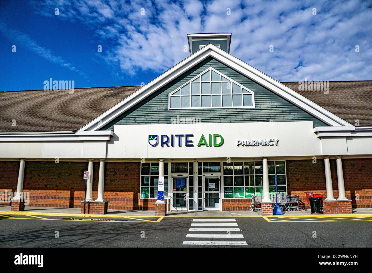 Rite Aid Store und Apotheke, Außenansicht Stockfoto