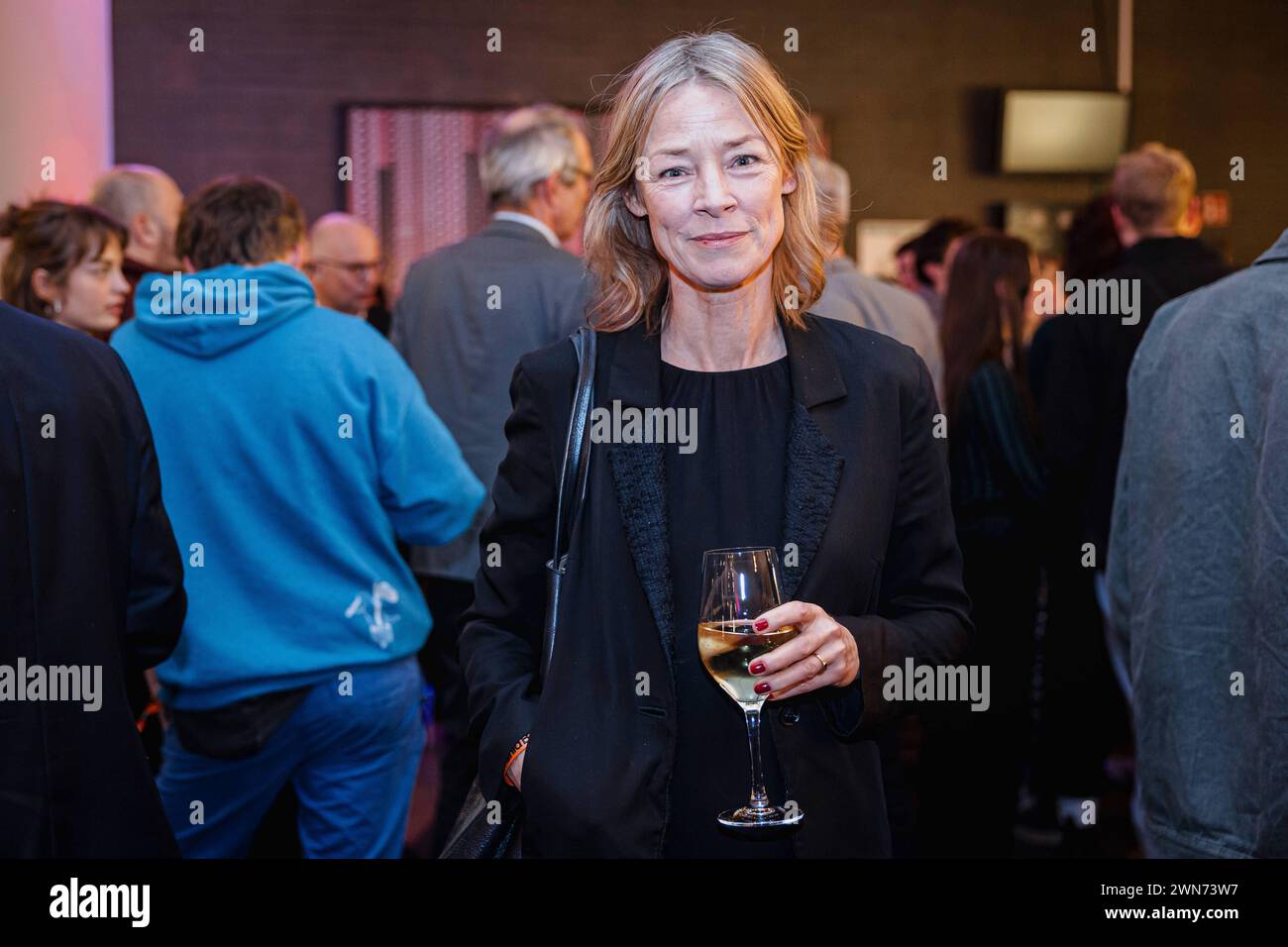 Schauspielerin Jenny Schily bei der Verleihung des Urania Courage Preises 2024 an Jakob Springfeld - ein Abend für den Mut, 29.2,2024, Urania, Berlin, Deutschland *** Schauspielerin Jenny Schily bei der Verleihung des Urania Courage Award 2024 an Jakob Springfeld an Evening for Courage, 29 2 2024, Urania, Berlin, Deutschland kreativmedia couragepreis 18 Stockfoto