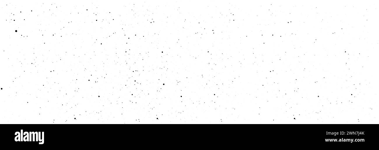 Altes weißes Grungy-Papier oder Pappe als Hintergrund. Grunge-Stempel, Vintage-Effekt, Spuren der Antike. Dunkle Staubpartikel auf dunklem Hintergrund. Vektor Stock Vektor