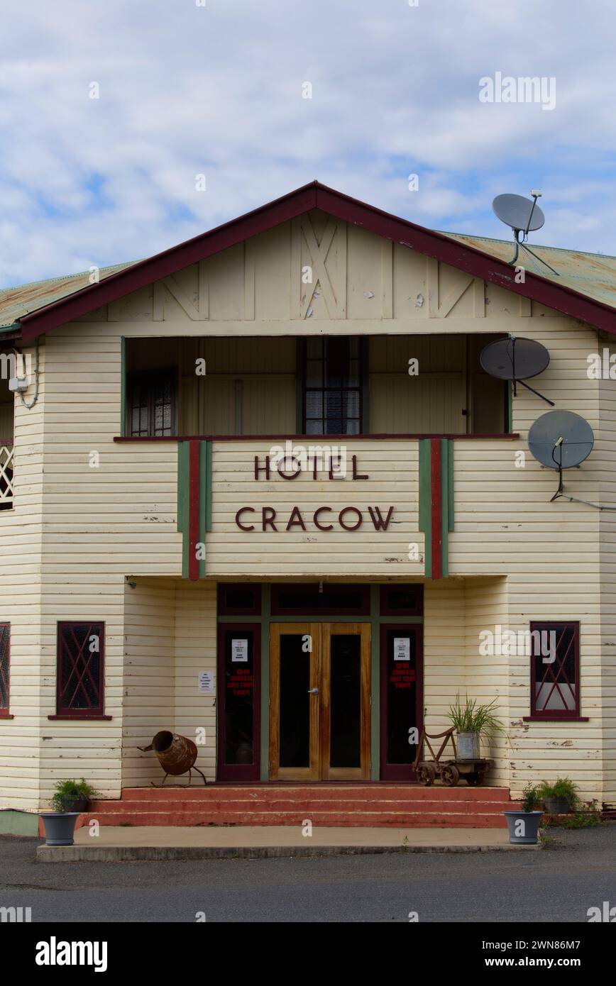 Historisches Cracow Hotel in Cracow Queensland Australien Stockfoto