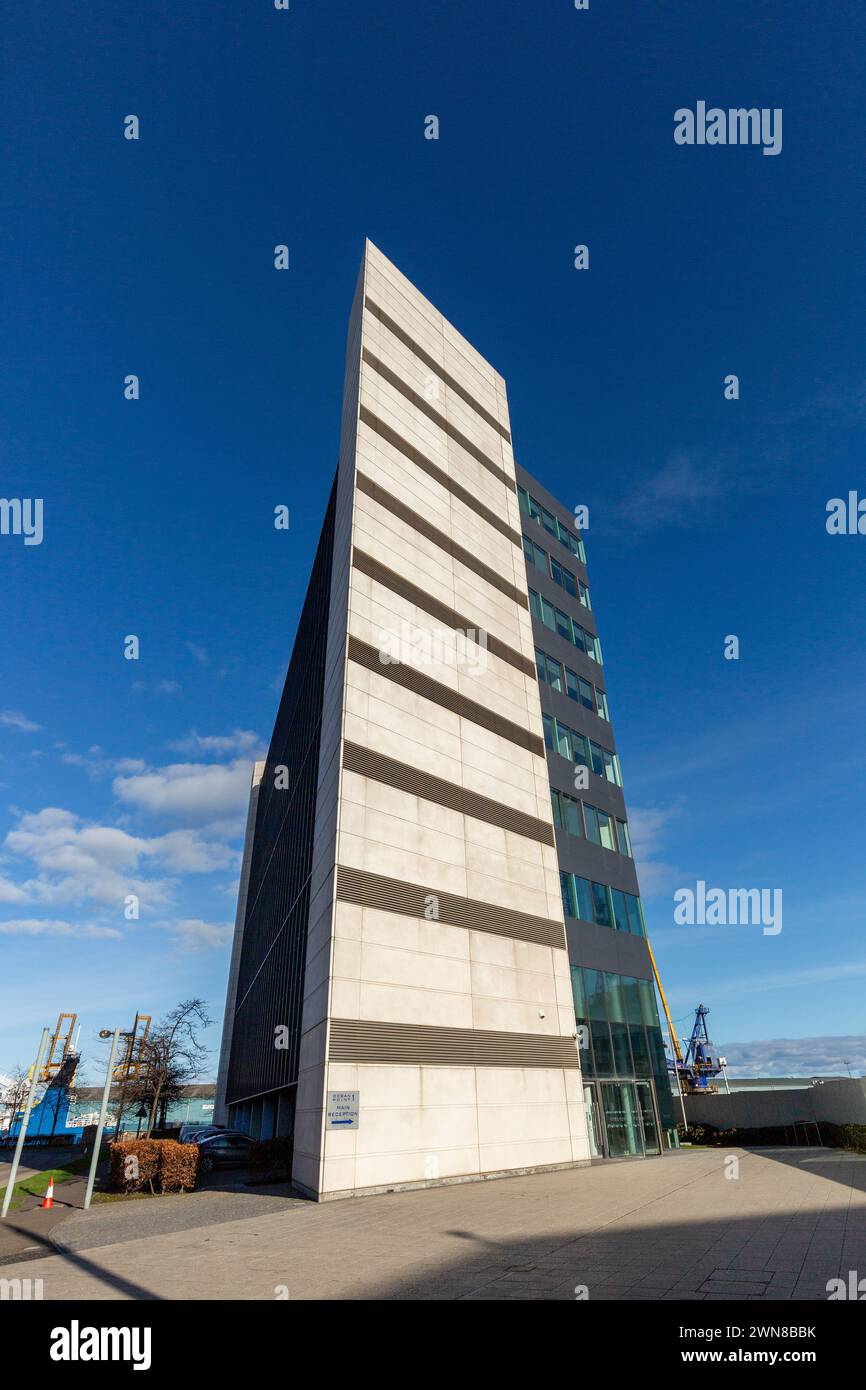 Ocean Point One Office Block, Leith Docks, Edinburgh Schottland Stockfoto