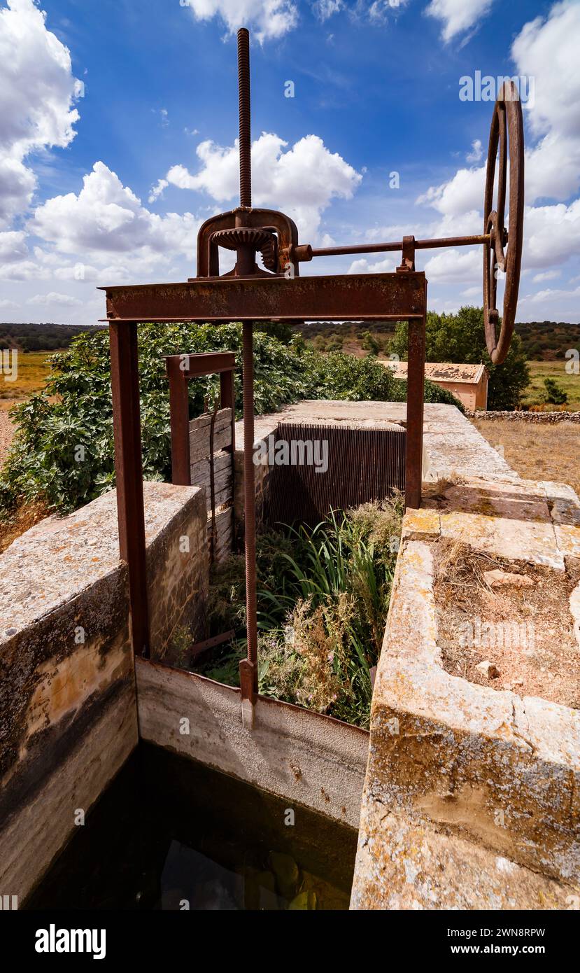 Pipeline für Wasserkraftwerk Stockfoto