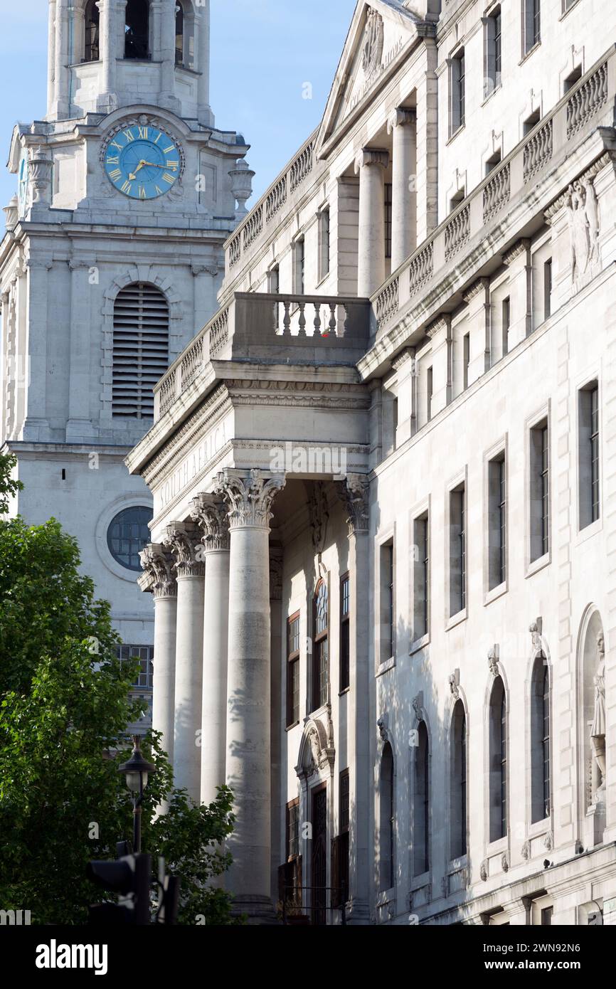 St. Martins in den Feldern, Trafalga Square. Stockfoto